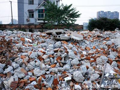 城市拆迁后建筑垃圾与生活垃圾的流向与处理方式